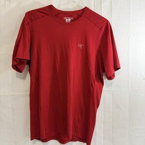Arc'teryx Men’s Motus Crew Reflective Short Sleeve T-Shirt Red Large